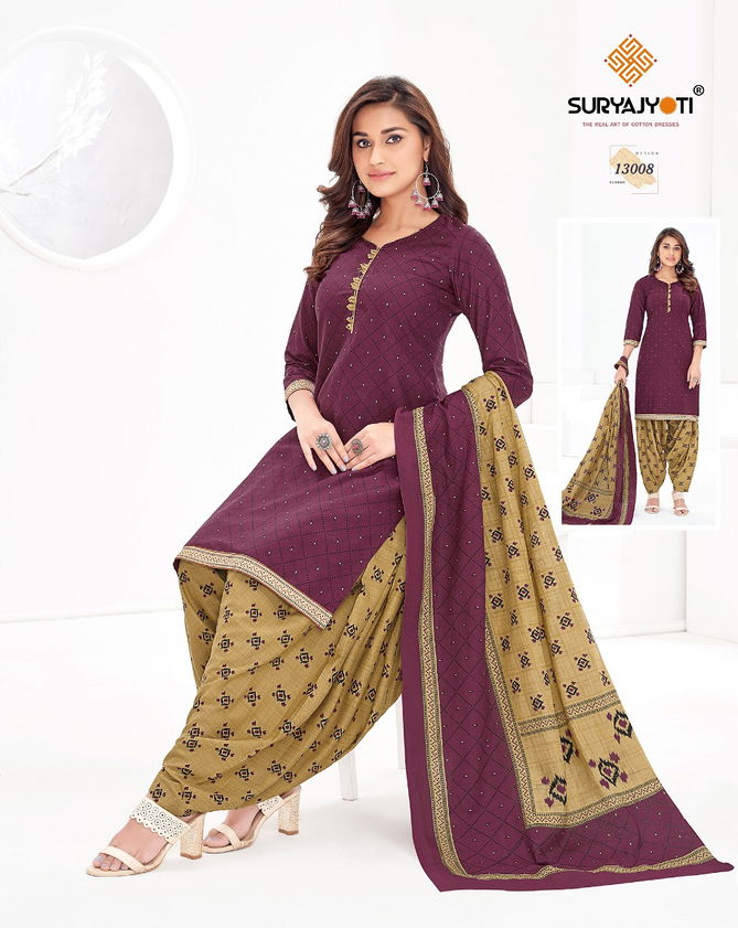 Suryajyoti Sui Dhaga 13 Cotton Printed Regular Wear Ready Made Dress Collection